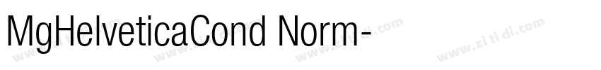 MgHelveticaCond Norm字体转换